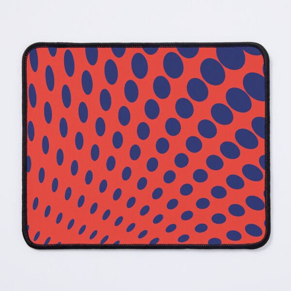 Item preview, Twisted Halftone Polka Dots in Red and Blue designed and sold by hobrath.