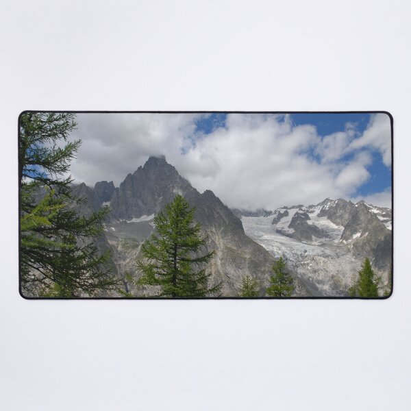 Item preview, Snowy Mountains Fir tree Forest Alpine Landscape designed and sold by Anna Lemos.