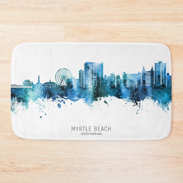 Item preview, Myrtle Beach South Carolina Skyline designed and sold by ArtPrints.