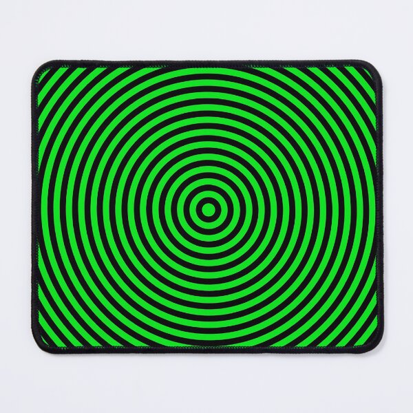 Item preview, Concentric Circles in Black and Neon Green designed and sold by hobrath.