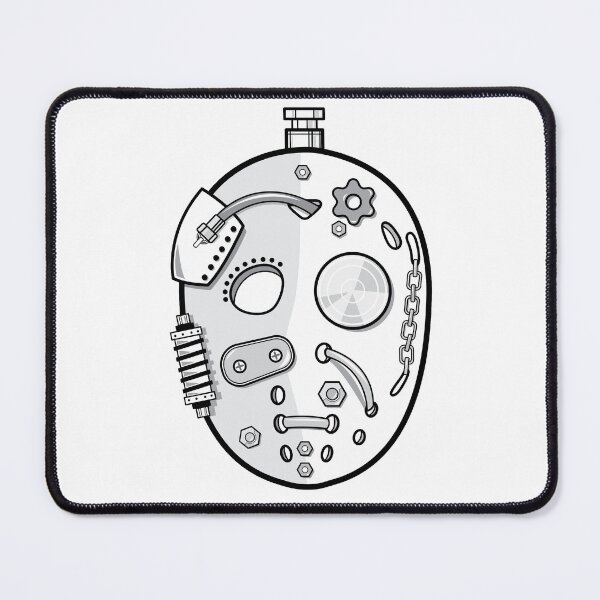 Item preview, Copy of Vintage Goalie Mask - Robot Edition - Light Background designed and sold by Eye on the Blueline.
