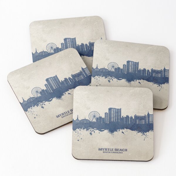 Item preview, Myrtle Beach South Carolina Skyline designed and sold by ArtPrints.