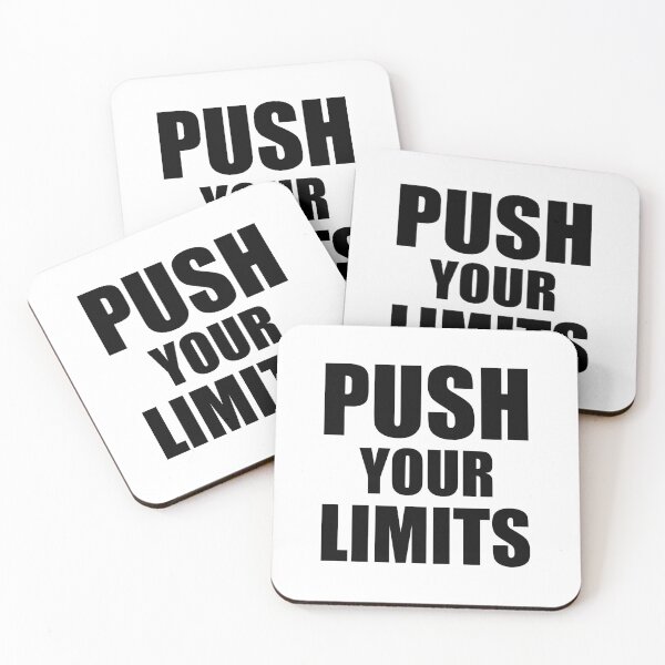 Item preview, Push Your Limits - Gym Quote designed and sold by maniacfitness.