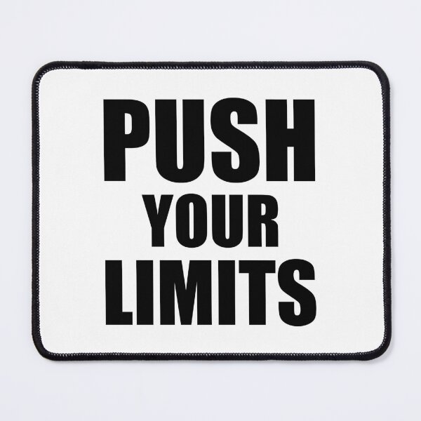 Item preview, Push Your Limits - Gym Quote designed and sold by maniacfitness.