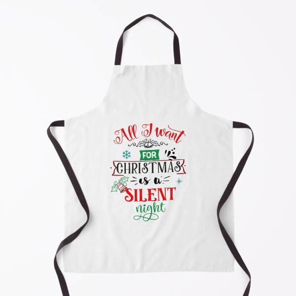 Item preview, All I Want For Christmas Is A Silent Night- Christmas Gift T Shirt, designed and sold by ILYASLAM.