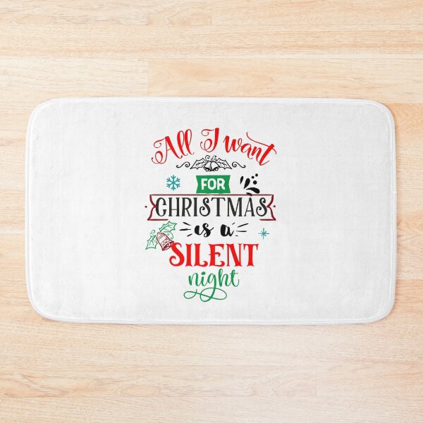 Item preview, All I Want For Christmas Is A Silent Night- Christmas Gift T Shirt, designed and sold by ILYASLAM.