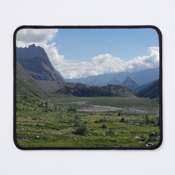 Item preview, Alpine Valley Meadow Alps Mountains Landscape designed and sold by Anna Lemos.