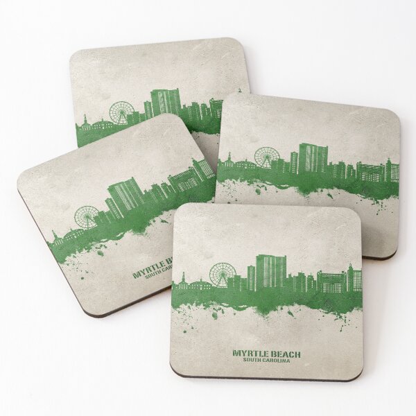 Item preview, Myrtle Beach South Carolina Skyline designed and sold by ArtPrints.