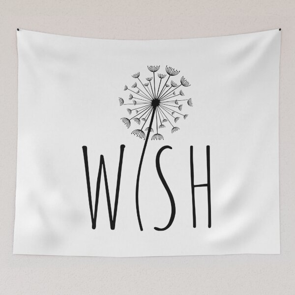 Item preview, Black Dandelion Wish designed and sold by PolishedPin.