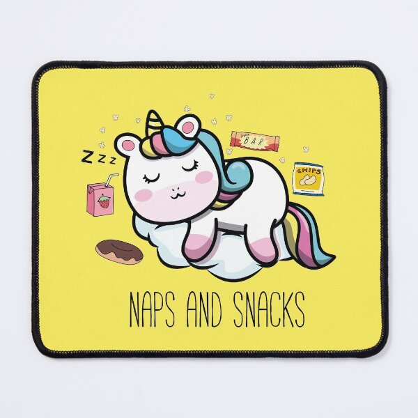 Item preview, Cute Unicorn Naps and Snacks designed and sold by Full Moon.