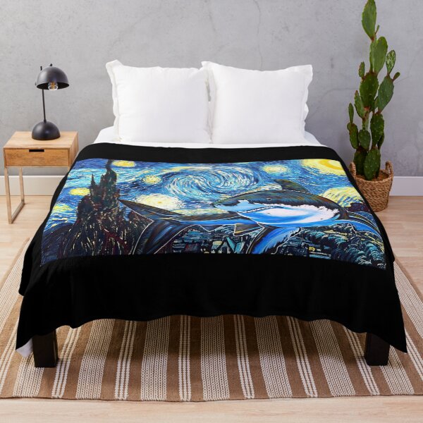 Item preview, Shark Starry Night Van Gogh - Shark Van Gogh - Starry Night Shark - Van Gogh Shark  designed and sold by hippololocc.