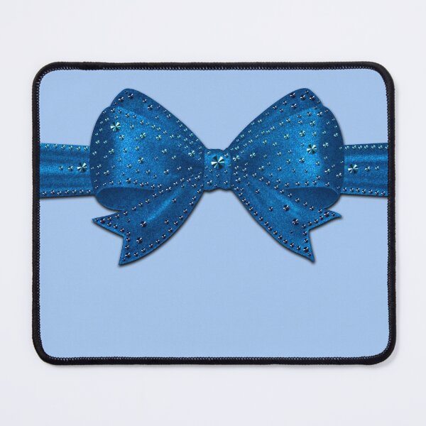 Item preview, Bow blue cute baby birthday bow wedding birth designed and sold by GlamourChick.