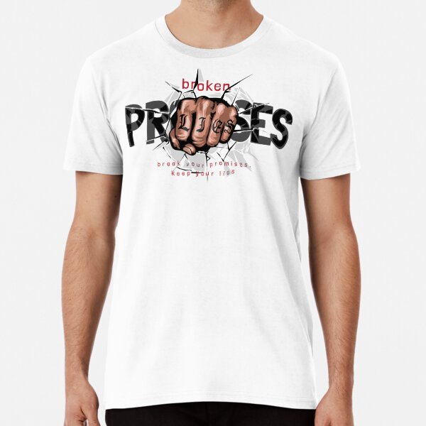Broken Promises Something To Nothing T-Shirt Off White