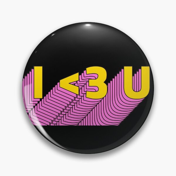 Item preview, I <3 U layered typography | I love you designed and sold by BeeMeCreative.