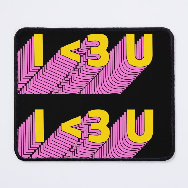 Item preview, I <3 U layered typography | I love you designed and sold by BeeMeCreative.