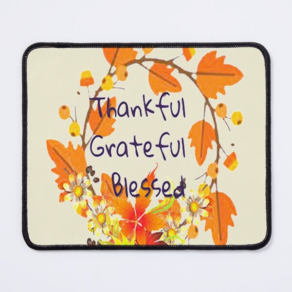 Item preview, Thankful Grateful Blessed, Plaid and all things pumpkin Thanksgiving ,Thankful Grateful Blessed, Pumpkin spice and all things nice designed and sold by Adri Barnard.