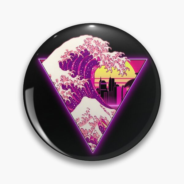 Item preview, The Great Retro Wave off Kanagawa  designed and sold by Kiboune.
