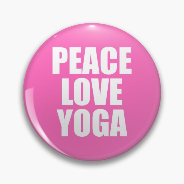 Item preview, Peace Love Yoga - Quote designed and sold by maniacfitness.