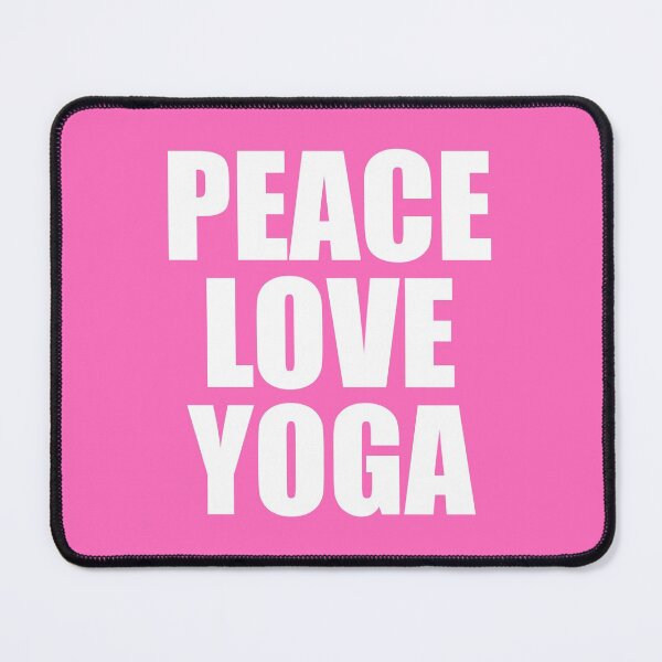Item preview, Peace Love Yoga - Quote designed and sold by maniacfitness.