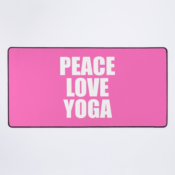 Item preview, Peace Love Yoga - Quote designed and sold by maniacfitness.