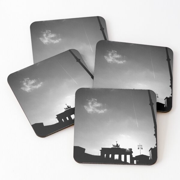 Item preview, Brandenberger Tour and Pariser Platz in Silhouette, Berlin designed and sold by CloneDigitalArt.