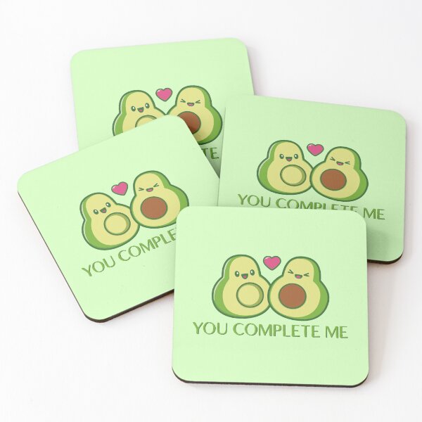 Item preview, You Complete Me - valentine avocado designed and sold by Full Moon.