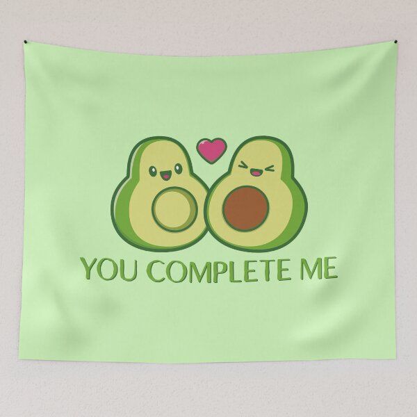 Item preview, You Complete Me - valentine avocado designed and sold by Full Moon.