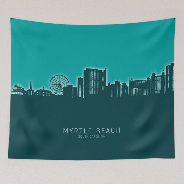 Item preview, Myrtle Beach South Carolina Skyline designed and sold by ArtPrints.