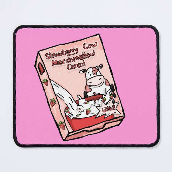 Item preview, Strawberry Cow Marshmallow Cereal designed and sold by RoserinArt.