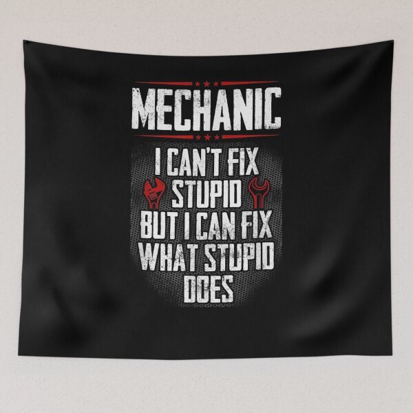 Item preview, Diesel Aircraft Car Mechanic I Can't Fix Stupid designed and sold by beata155.