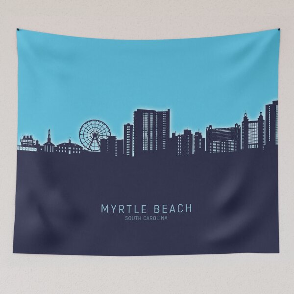 Item preview, Myrtle Beach South Carolina Skyline designed and sold by ArtPrints.