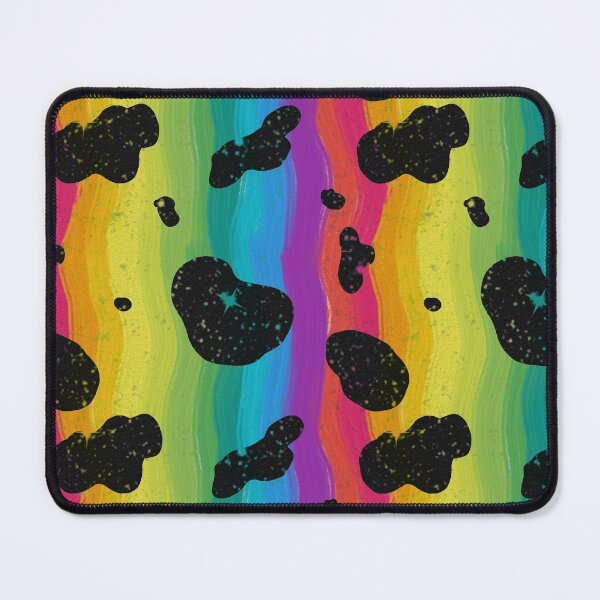 Item preview, Rainbow Glitter Cow Print Pattern designed and sold by RoserinArt.