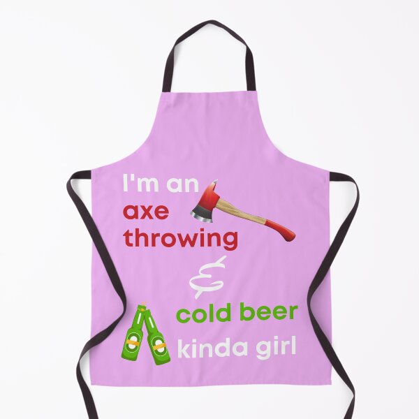 Item preview, Funny Axe Throwing for girl I'm an axe throwing and cold beer kinda girl designed and sold by Click-Like.