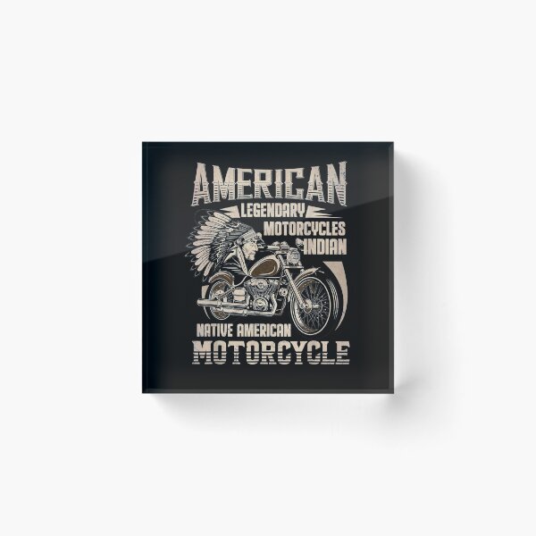 Item preview, Indian Native American Motorcycle Bikers Gift designed and sold by beata155.