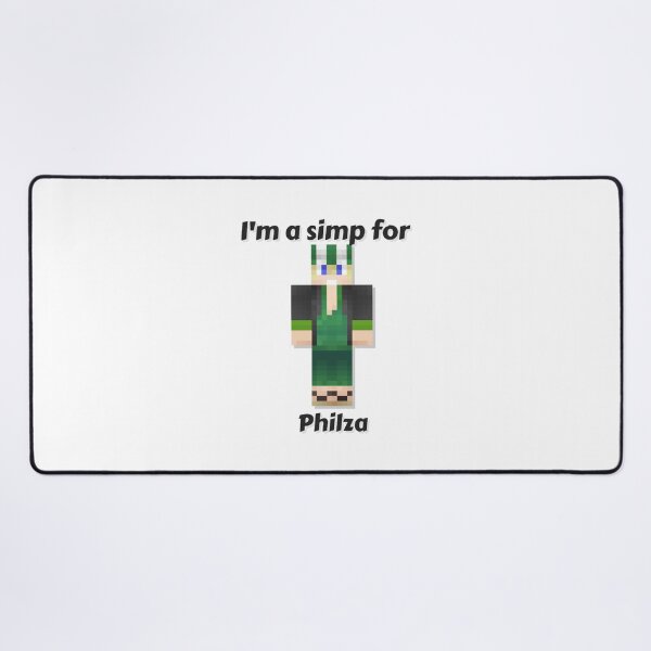 Item preview, I'm a simp for Philza (White Base) designed and sold by thecorvidking.