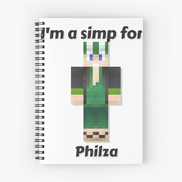 Item preview, I'm a simp for Philza (White Base) designed and sold by thecorvidking.