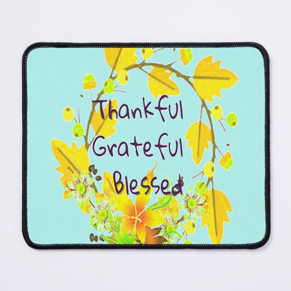 Item preview, Thankful Grateful Blessed, nr 2, Plaid and all things pumpkin Thanksgiving ,Thankful Grateful Blessed, Pumpkin spice and all things nice designed and sold by Adri Barnard.