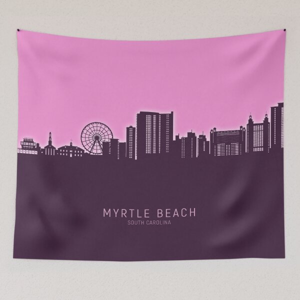 Item preview, Myrtle Beach South Carolina Skyline designed and sold by ArtPrints.