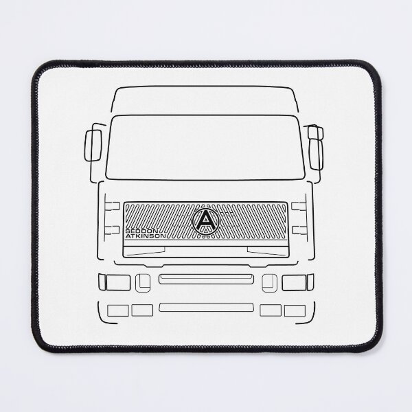 Item preview, Seddon Atkinson Strato classic lorry black outline graphic designed and sold by soitwouldseem.