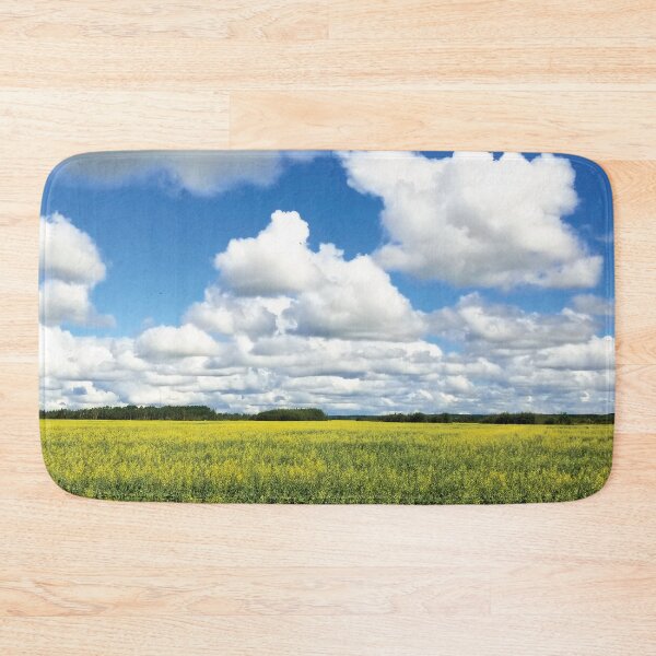 Item preview, Yellow Field and Clouds in Northern Alberta designed and sold by theblueofmyeye.