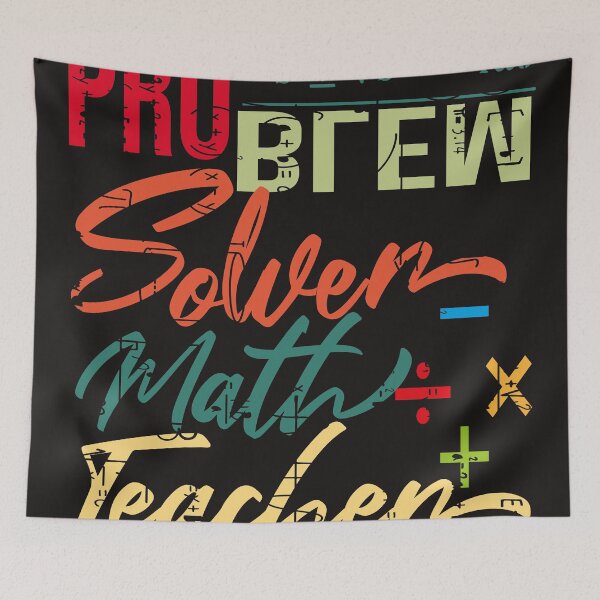 Item preview, problem solver math teacher designed and sold by designer-02.