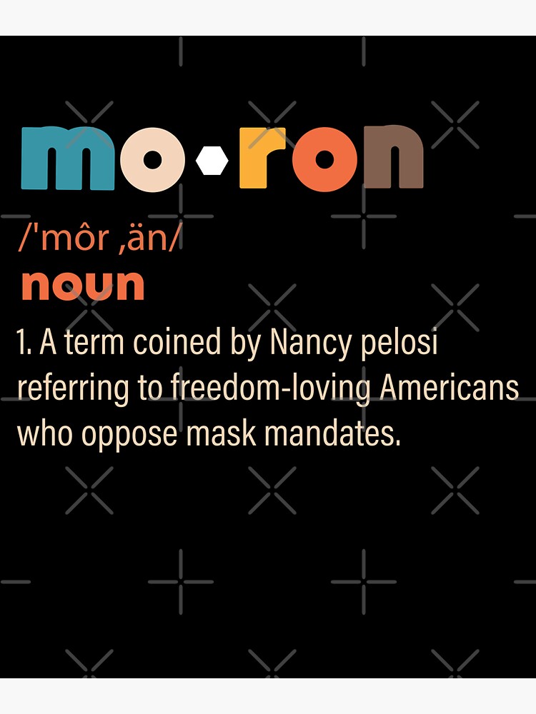 moron-definition-funny-nancy-pelosi-quotes-sticker-for-sale-by-bilonaso-redbubble