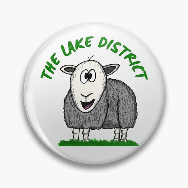 Item preview, The Lake District Funny Herdwick Sheep Cumbria designed and sold by doodlerob.