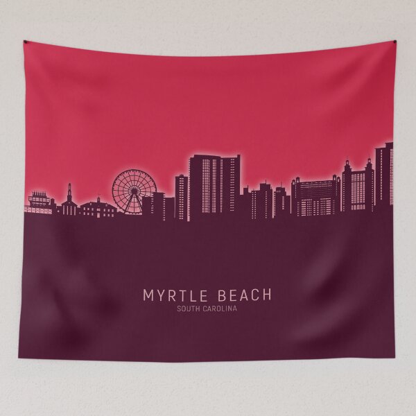 Item preview, Myrtle Beach South Carolina Skyline designed and sold by ArtPrints.