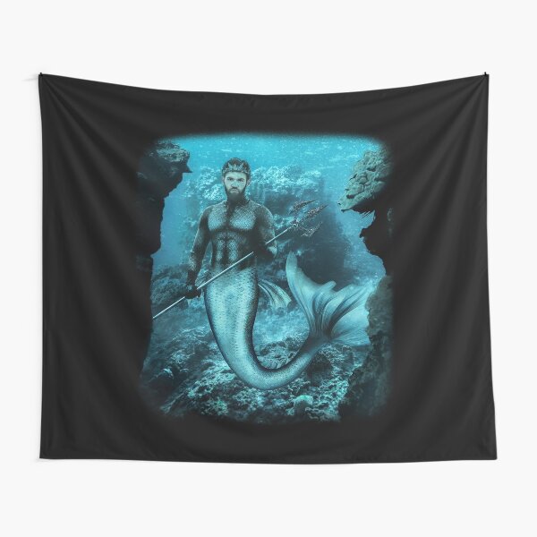 Item preview, Majestic Merman, Mythical Creature, Mermaid designed and sold by Your Favorite Shop.