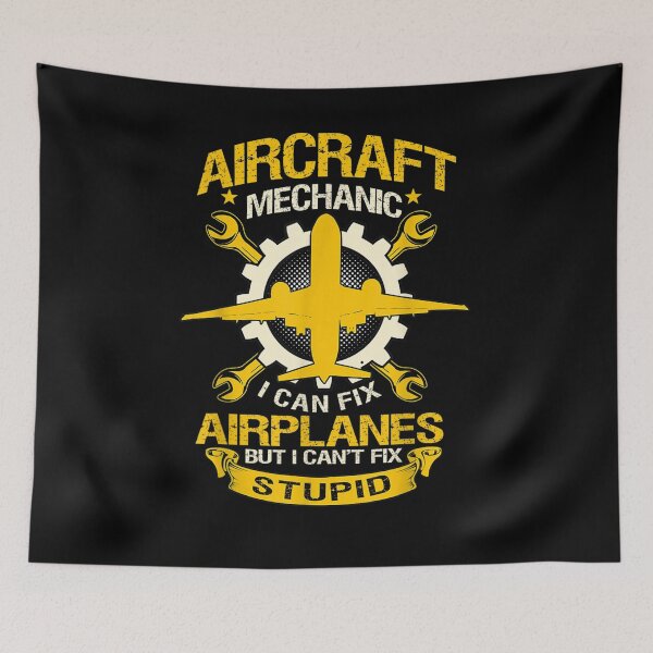Item preview, Airplane Mechanic Gift Can't Fix Stupid Aviation designed and sold by beata155.