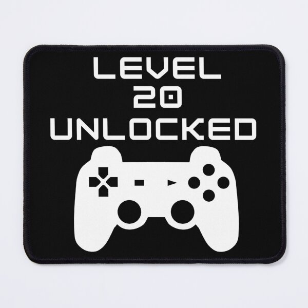 Item preview, Level 20 Unlocked 20th Birthday Video Gamer Gift designed and sold by Gamerss4Life.