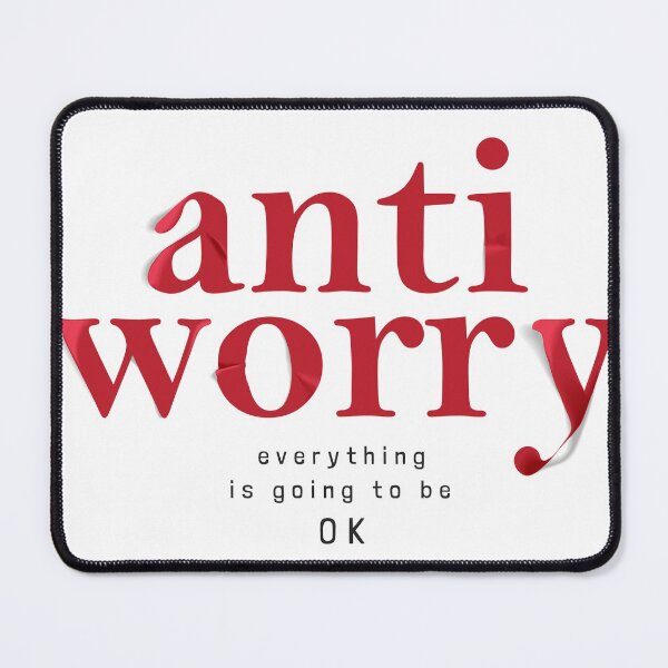 Item preview, Anti Worry typography designed and sold by goodynestus.