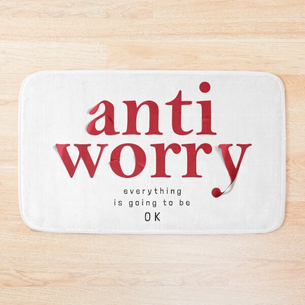 Item preview, Anti Worry typography  designed and sold by goodynestus.