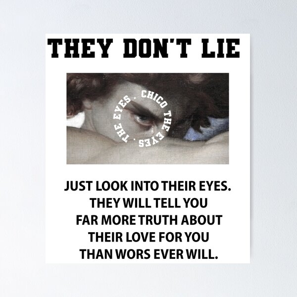 Item preview, The eyes don't lie designed and sold by seenioree.